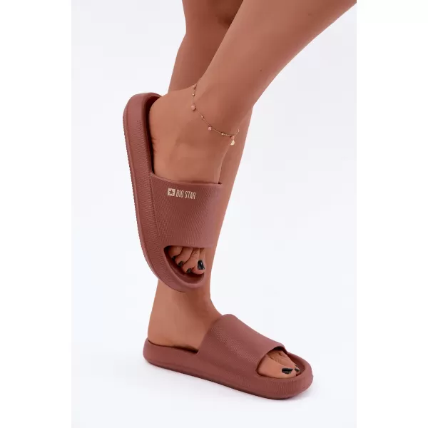  Ženski copati BIG STAR SHOES UU274088 ODTENKI RDEČE 