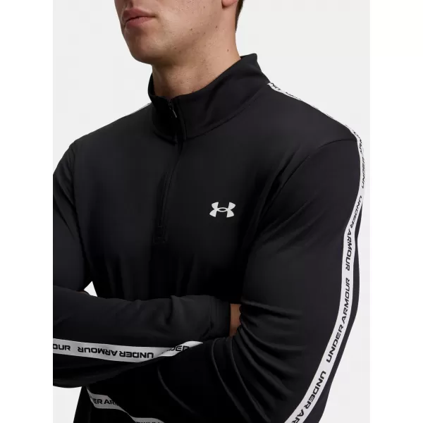  Moška majica s kratkimi rokavi UNDER ARMOUR UA TECH TAPING 1/2 ZIP 6012357-001 ČRNA 