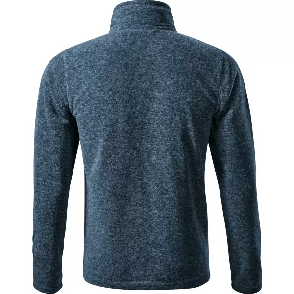  Moški pulover iz mikro flisa MALFINI FACTOR 852 TEMNI DENIM POUDARKI 