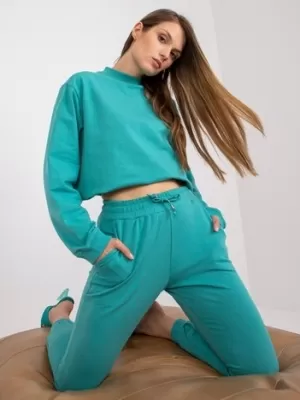 Ženske trenirke BASIC FEEL GOOD AP-DR-A-003 TURKIZNA