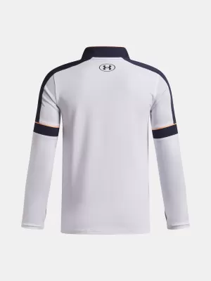 Fantovski pulover UNDER ARMOUR UA B CHALLENGER TRAINING QZ 6004080-100 BELA
