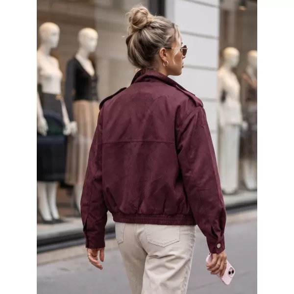  Ženska jakna DSTREET TY6066 BORDO 