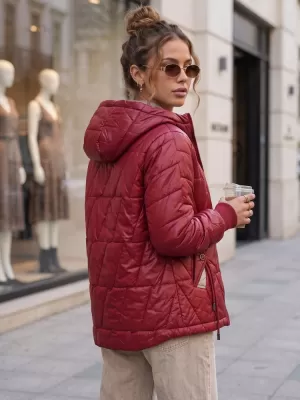 Ženska jakna DSTREET TY5785 BORDO