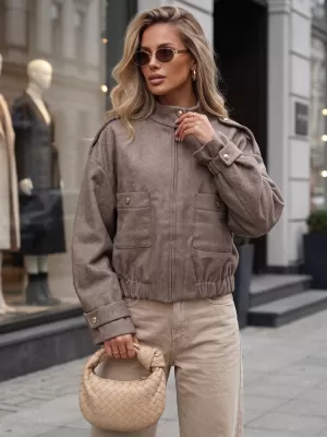 Ženska jakna DSTREET TY5848 KAKI