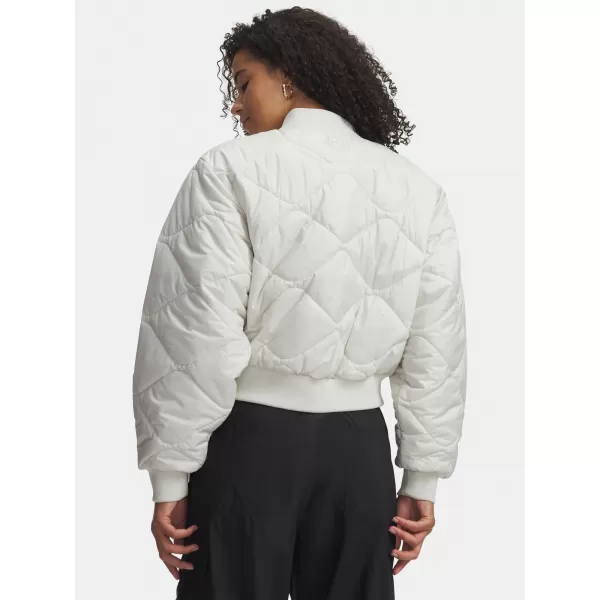  Ženska bomber jakna UNDER ARMOUR HERITAGE BOMBER 6000638-110 BELA 