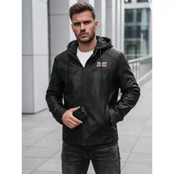  Moška jakna DSTREET TX5147 ČRNA 