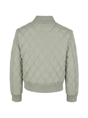 Dekliška prešita jakna URBAN CLASSICS UCK806-03259 MEHKA SALVIJA
