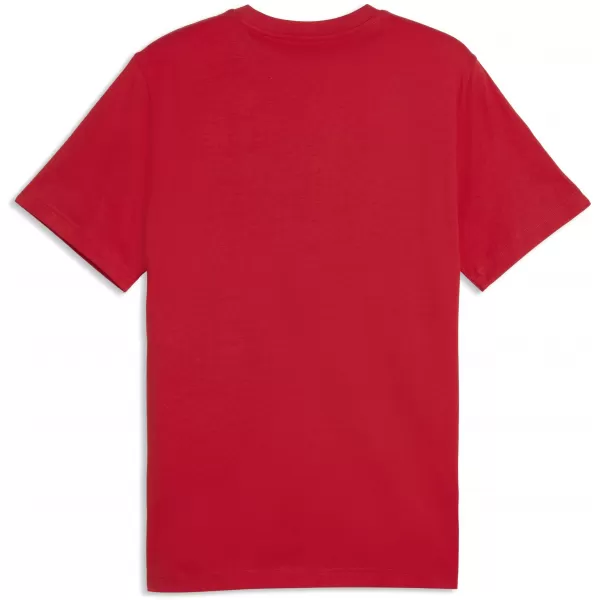  Moška majica s kratkimi rokavi PUMA GRAPHICS BOX TEE 69436611 ZA VSE ČASE RDEČE 