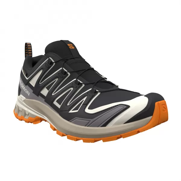  Moški čevlji SALOMON XA PRO 3D V9 GORE-TEX L47881900 ČRNI/VANILJEV LED/KURKUMA 