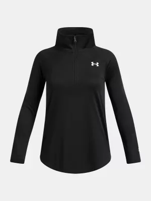 Pulover za deklico UNDER ARMOUR UA TECH WORDMARK HZ 6004979-001 ČRNA
