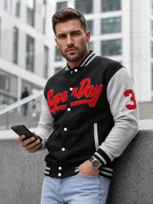 Moški pulover DSTREET BX5444 ČRNA