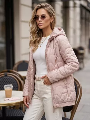 Ženska jakna DSTREET TY5804 ROZA