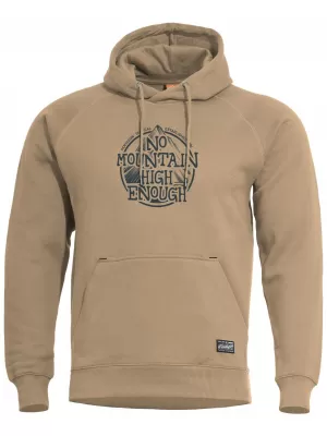 Moški pulover PENTAGON PHAETON HOOD SWEATER NO MOUNTAIN K09021-NM RJAVO RJAVA