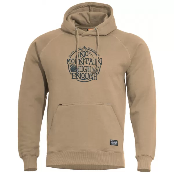  Moški pulover PENTAGON PHAETON HOOD SWEATER NO MOUNTAIN K09021-NM RJAVO RJAVA 