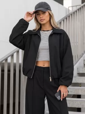 Ženska jakna DSTREET TY5958 ČRNA