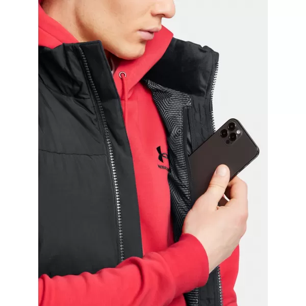  Moški telovnik UNDER ARMOUR LIMITLESS DOWN VEST 1384642-001 ČRNA 