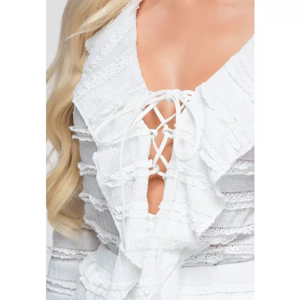  Ženska bluza OMBRE OW-TS-E0067 BELA 