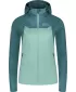 Ženska softshell jakna NORDBLANC OUTLAND NBSSL8324 ZELENA/SIVA