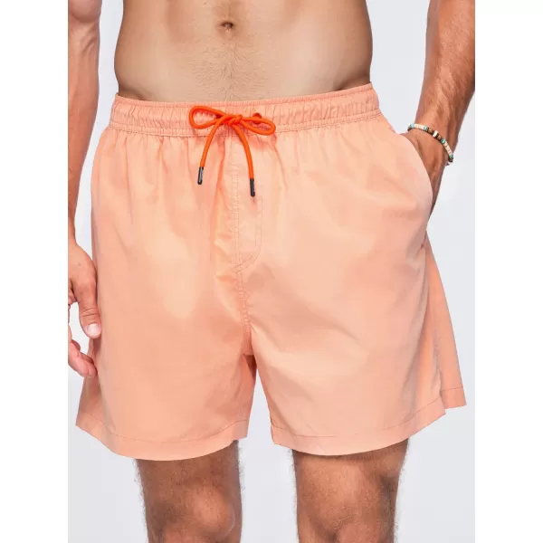  Moške kratke hlače OMBRE OM-SRSS-0216 PASTELNO ORANŽNA 