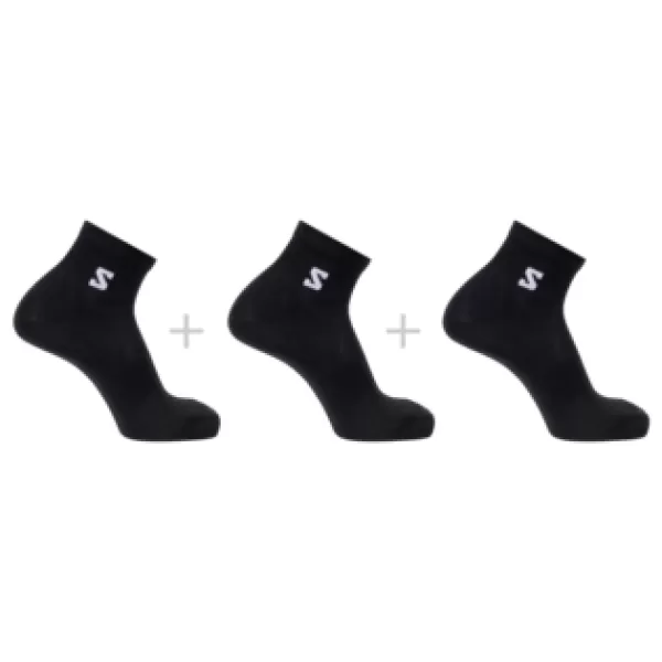  Nogavice SALOMON EVERYDAY LITE QUARTER 3-PACK LC2911700 ČRNA 