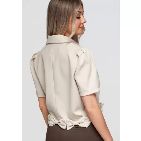  Ženska jakna OMBRE OW-BL-E0002 BEŽ 
