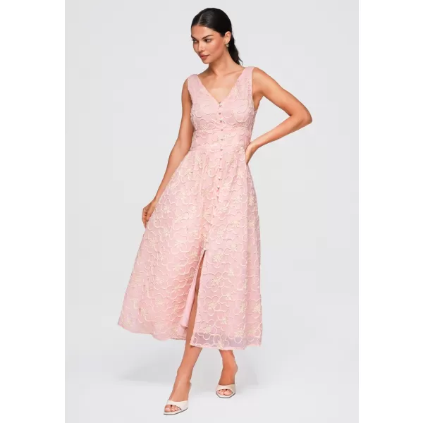  Obleka OMBRE OW-DLR-E0015 ROZA 