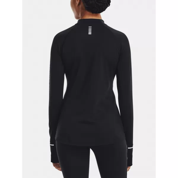  Ženska majica s kratkimi rokavi UNDER ARMOUR UA OUTRUN THE COLD LS 1373208-001 ČRNA 