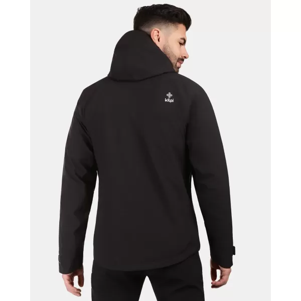  Moška hardshell jakna KILPI MAMBA-M 1M0101KI ČRNA 