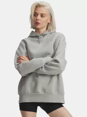 Ženski pulover UNDER ARMOUR ICON FLEECE OS HOODIE 1379495-069 SIVA