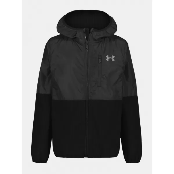  Fantovska jakna UNDER ARMOUR TEXTURED SOFTSHELL UJSJM04F-001 ČRNA 