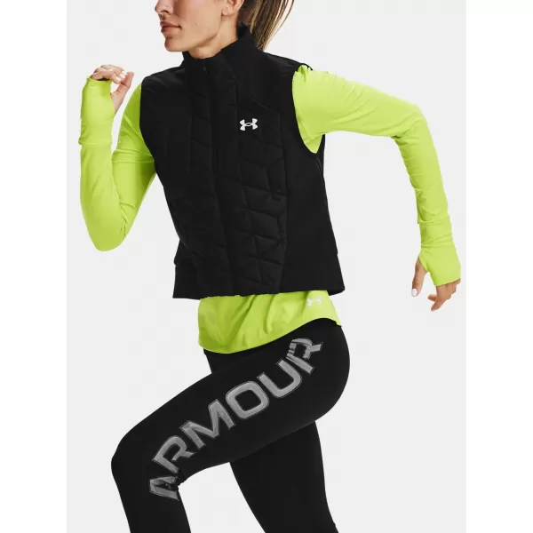  Ženski telovnik UNDER ARMOUR CG REACTOR RUN STORM VEST 1355811-001 ČRNA 
