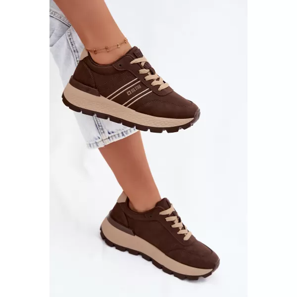  Ženske superge BIG STAR SHOES UU274040 RJAVA/BEŽ 