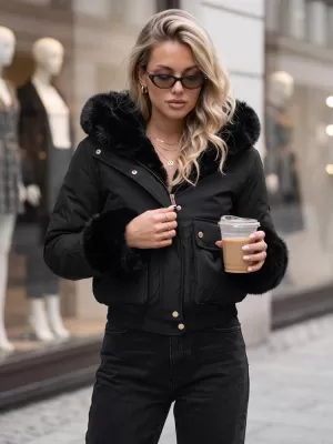 Ženska jakna DSTREET TY5996 ČRNA