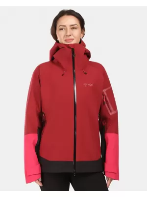 Ženska hardshell jakna KILPI MAMBA-W 1L0101KI TEMNO RDEČA