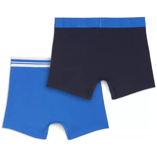  Moške boksarice PUMA MEN EVERYDAY PLACED LOGO BOXER 2P 93847603 MODRA KOMBINACIJA 
