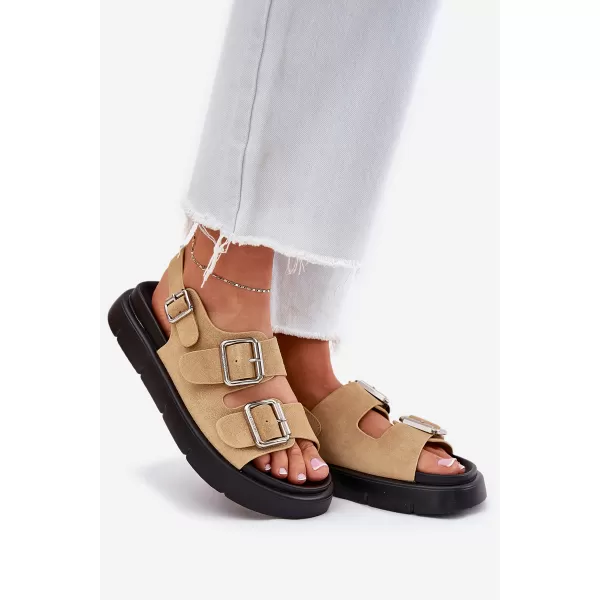  Ženske sandale BIG STAR SHOES RR274665 BEŽ 