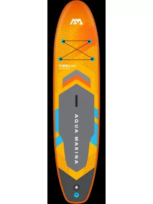 Deska za veslanje z motorjem AQUA MARINA GO Turbo 366 ORANŽNA
