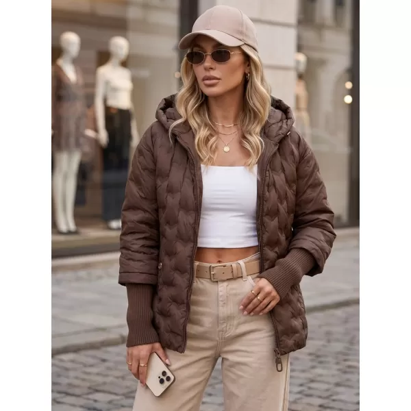  Ženska jakna DSTREET TY5870 RJAVA 