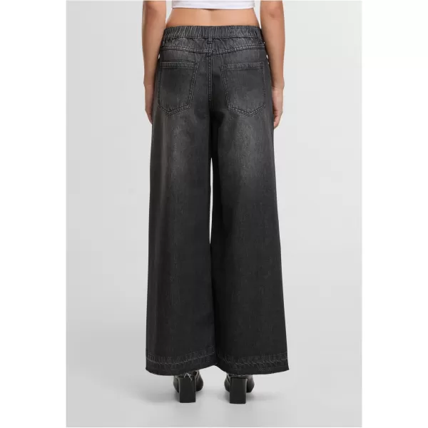  Ženske hlače URBAN CLASSICS TB7712 ČRNO OPRANO 