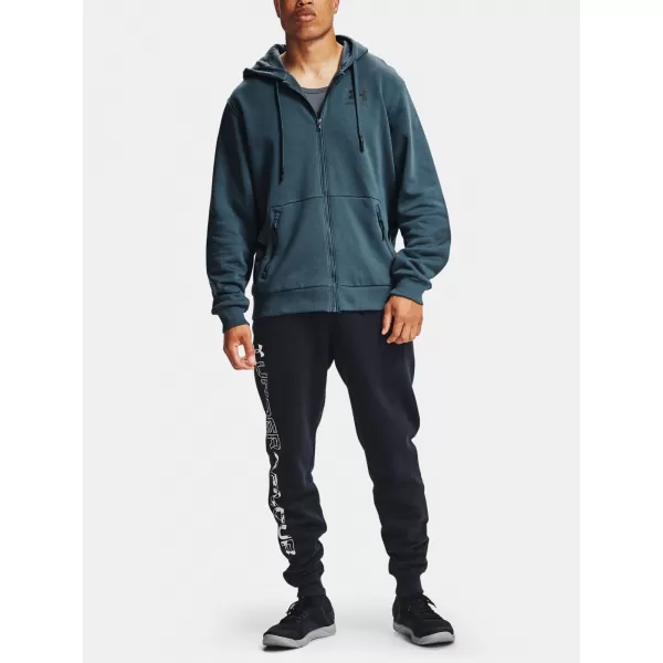  Moški pulover UNDER ARMOUR RIVAL FLEECE AMP FZ HD 1357113-467 MODRA 