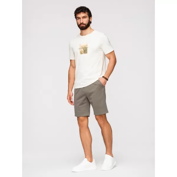 Moške kratke hlače OMBRE OM-SRSK-0124 KAKI 