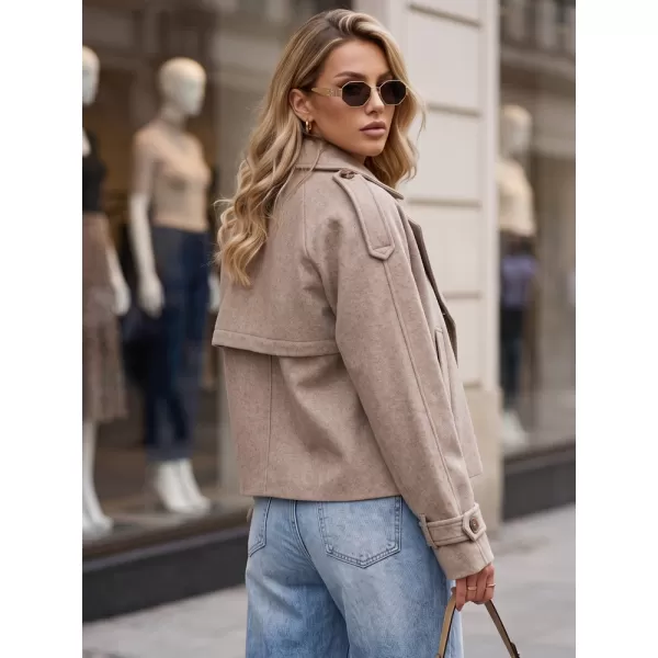  Ženski plašč DSTREET TY6015 KAKI 