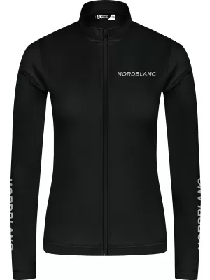Ženski kolesarski dres NORDBLANC VELOFLOW NBSLF8105 ČRNA