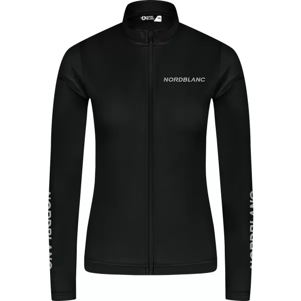  Ženski kolesarski dres NORDBLANC VELOFLOW NBSLF8105 ČRNA 