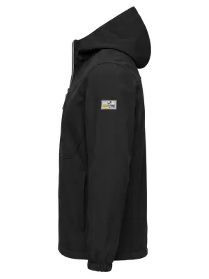 Moška softshell jakna OMBRE C581 ČRNA