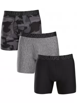 Moške boksarice UNDER ARMOUR M UA PERF TECH NOV 6IN - 3PK 1383879-001 ČRNA