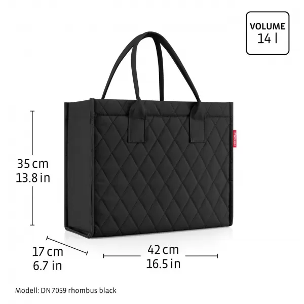  Torba REISENTHEL DAILY SHOPPER ROMB ČRN 
