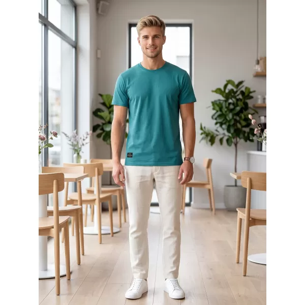  Moška majica s kratkimi rokavi ALTISPORT NP/ALMST20001 TEAL 
