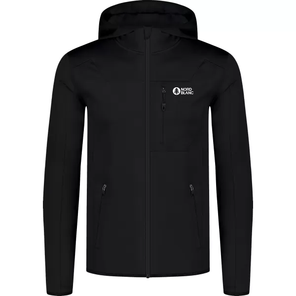  Moški powerfleece pulover NORDBLANC SPRAWL NBSFM8333 ČRNA 