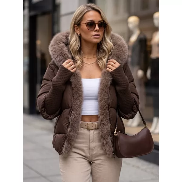  Ženska jakna DSTREET TY5989 RJAVA 